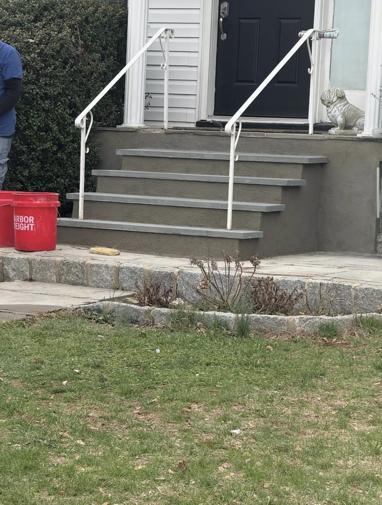 Front Entry Steps & Stucco