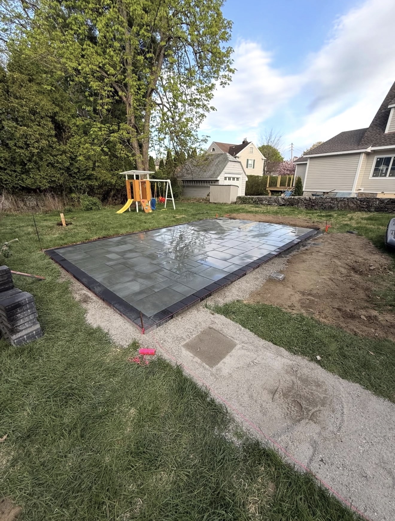 Patio Build — In Progress